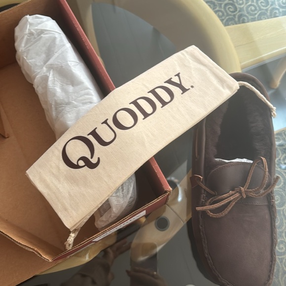NWB Quoddy Fireside Slippers Size 12 Brown - Picture 3 of 5